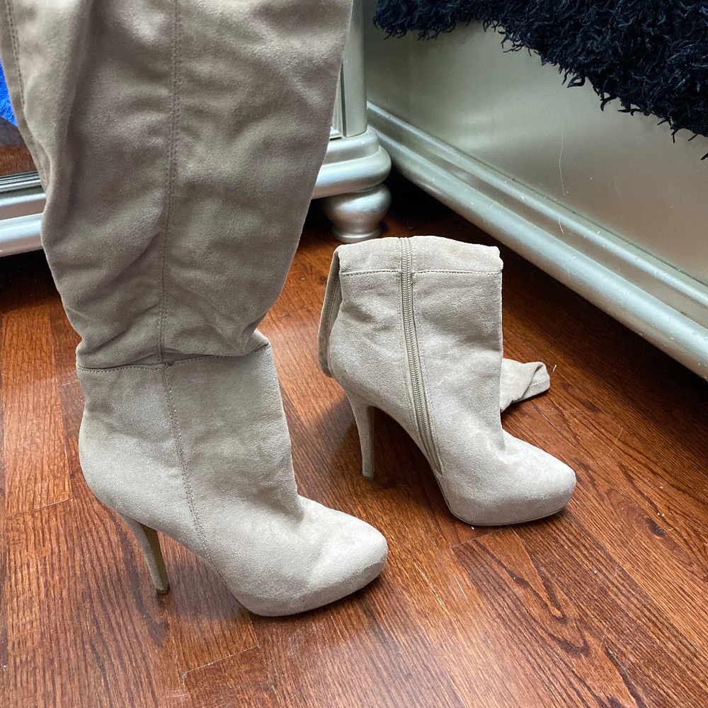 Boots with heel
